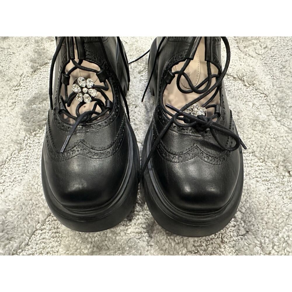 Simone Rocha Platform Ghillie Derby Size 37 NWOB - Picture 3 of 8